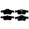 Ate BRAKE PADS 607259 - alternate 1